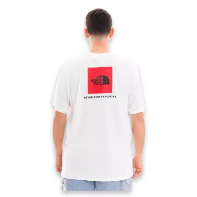 The North Face Nf0A87Np M S/S Box Nse Tee Beyaz Erkek T-Shirt - 4