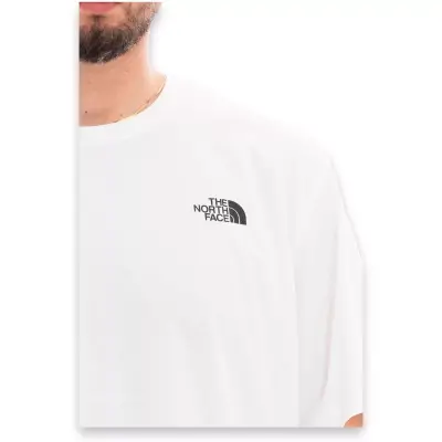 The North Face Nf0A87Np M S/S Box Nse Tee Beyaz Erkek T-Shirt - 5