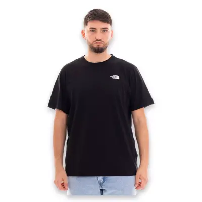 The North Face Nf0A87Np M S/S Box Nse Tee Siyah Erkek T-Shirt - 1