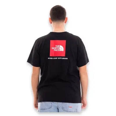 The North Face Nf0A87Np M S/S Box Nse Tee Siyah Erkek T-Shirt - 4