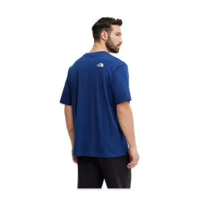 The North Face Nf0A87Nr M Ss Essential Oversize Tee Lacivert Erkek T-Shirt - The North Face (1)