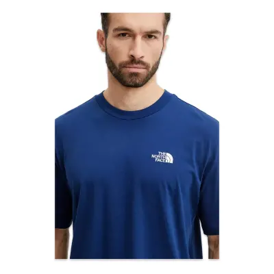 The North Face Nf0A87Nr M Ss Essential Oversize Tee Lacivert Erkek T-Shirt - 4