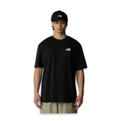 The North Face Nf0A87Nr M Ss Essential Oversize Tee Siyah Erkek T-Shirt 