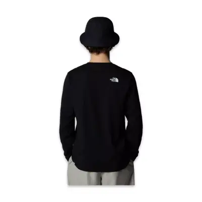 The North Face Nf0A87Qn M L/S Simple Dome Tee Siyah Erkek T-Shirt - 2