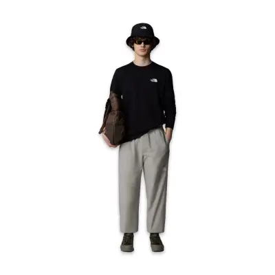 The North Face Nf0A87Qn M L/S Simple Dome Tee Siyah Erkek T-Shirt - 3