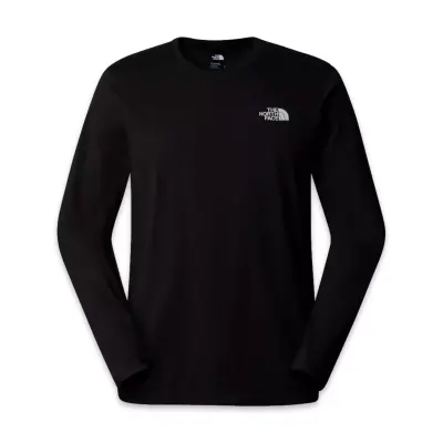 The North Face Nf0A87Qn M L/S Simple Dome Tee Siyah Erkek T-Shirt - 4