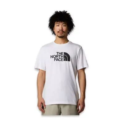 The North Face Nf0A8A6C M Ss Easy Tee Beyaz Erkek T-Shirt 