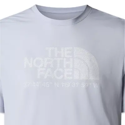 The North Face Nf0A8Bej M 24/7 S/S Tee Logo Graphic Reg Açık Gri Erkek T-Shirt - 3