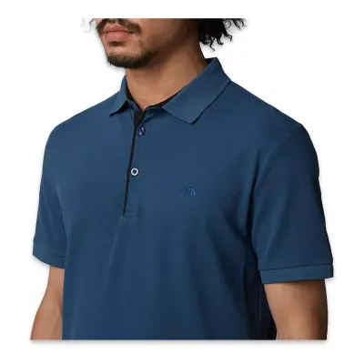 The North Face Nf0A8C1N M Premium Slim Polo Mavi Erkek T-Shirt - 4