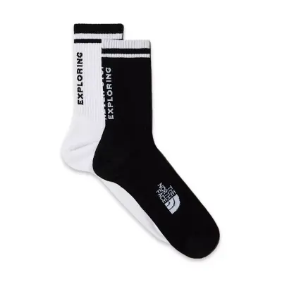 The North Face Nf0A8Cmp Everyday Crew Sock Nse 2P Çorap Siyah Unisex Çorap - 1