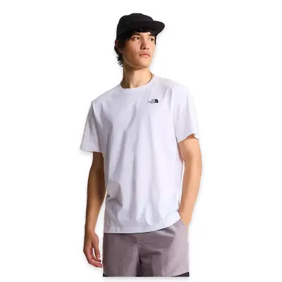 The North Face Nf0A8Cz2 M Evolution Simple Dome Regular Sl Beyaz Erkek T-Shirt 