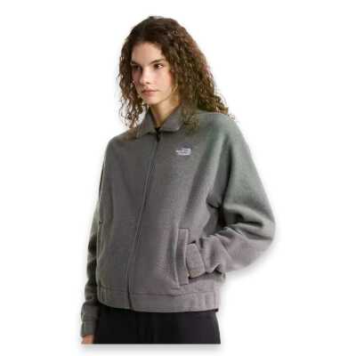 The North Face Nf0A8D0R M Glacier Fleece Jacket Gri Kadın Outdoor - The North Face