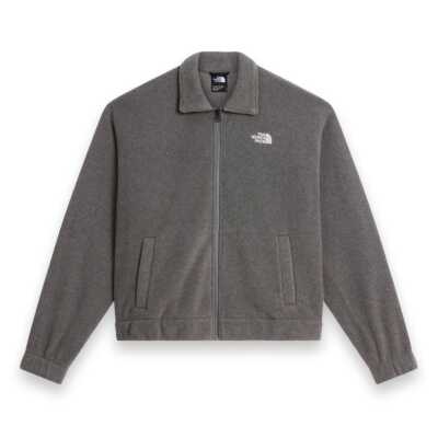 The North Face Nf0A8D0R M Glacier Fleece Jacket Gri Kadın Outdoor - 4