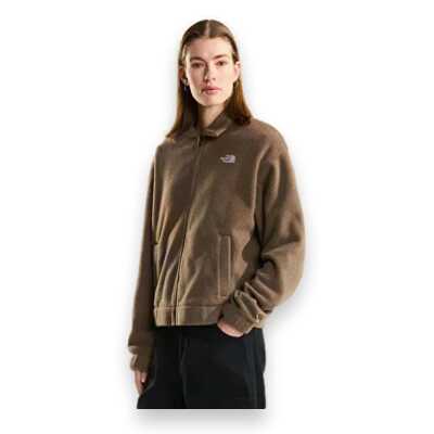 The North Face Nf0A8D0R M Glacier Fleece Jacket Kahverengi Kadın Outdoor - The North Face