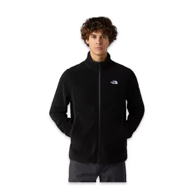 The North Face Nf0A8D0R M Glacier Fleece Jacket Siyah Erkek Outdoor 