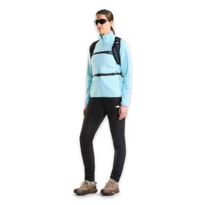 The North Face Nf0A8D2F W Glacier Fleece Jacket Turkuaz Kadın Outdoor - 4