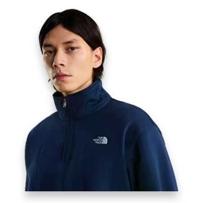 The North Face Nf0A8Fd8 M Tnf Essential Simple Dome Rlx 1/4 Zip Lacivert Erkek Sweatshirt - 5
