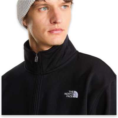 The North Face Nf0A8Fd8 M Tnf Essential Simple Dome Rlx 1/4 Zip Siyah Erkek Sweatshirt - 4