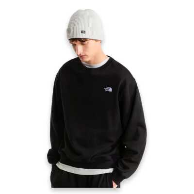 The North Face Nf0A8Fxa M Tnf Essential Terry Simple Dome Relaxe Siyah Erkek Sweatshirt - The North Face