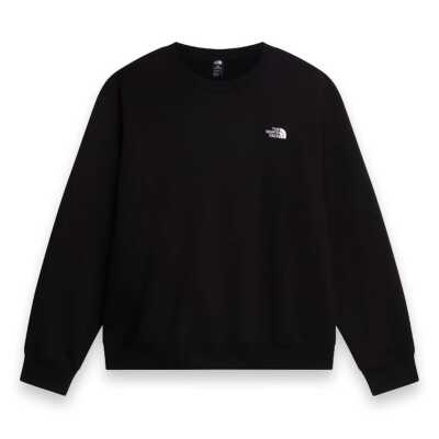 The North Face Nf0A8Fxa M Tnf Essential Terry Simple Dome Relaxe Siyah Erkek Sweatshirt - 3