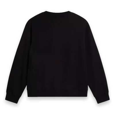 The North Face Nf0A8Fxa M Tnf Essential Terry Simple Dome Relaxe Siyah Erkek Sweatshirt - 4