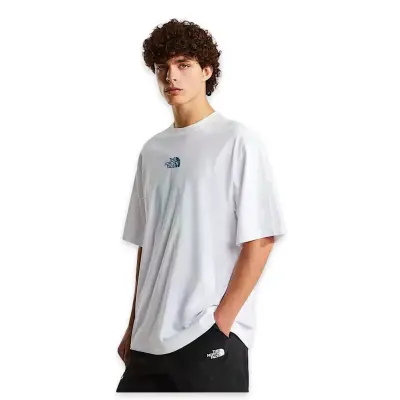 The North Face Nf0A8G9U M Liquid Logo Oversize Sleeve Tee- Beyaz Erkek T-Shirt - 1