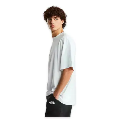 The North Face Nf0A8G9U M Liquid Logo Oversize Sleeve Tee- Beyaz Erkek T-Shirt - The North Face (1)