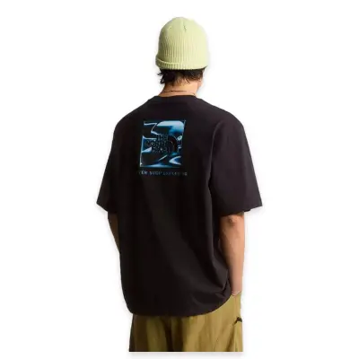 The North Face Nf0A8G9W M Liquid Box Nse Oversize Sleeve T Siyah Erkek T-Shirt - The North Face (1)