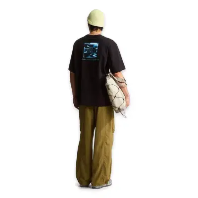 The North Face Nf0A8G9W M Liquid Box Nse Oversize Sleeve T Siyah Erkek T-Shirt - 3