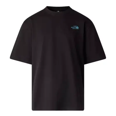 The North Face Nf0A8G9W M Liquid Box Nse Oversize Sleeve T Siyah Erkek T-Shirt - 4