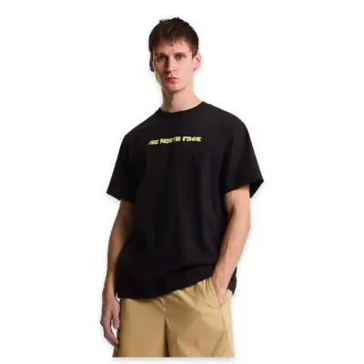 The North Face Nf0A8Gqv M Logo Twist Relaxed Sleeve Tee-Gr Siyah Erkek T-Shirt - 1