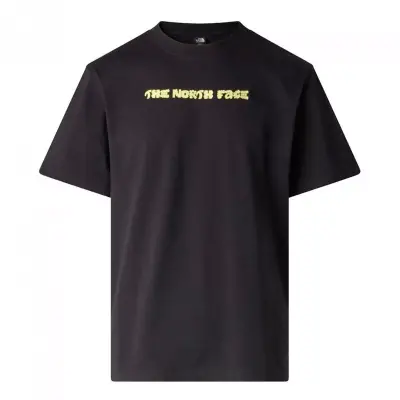 The North Face Nf0A8Gqv M Logo Twist Relaxed Sleeve Tee-Gr Siyah Erkek T-Shirt - 4