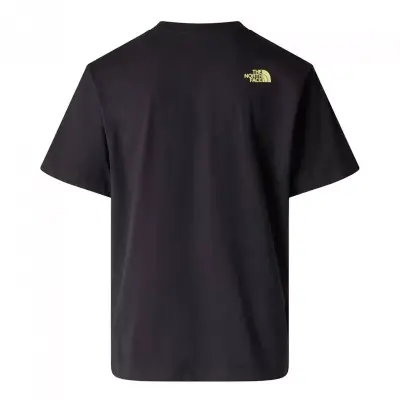 The North Face Nf0A8Gqv M Logo Twist Relaxed Sleeve Tee-Gr Siyah Erkek T-Shirt - 5