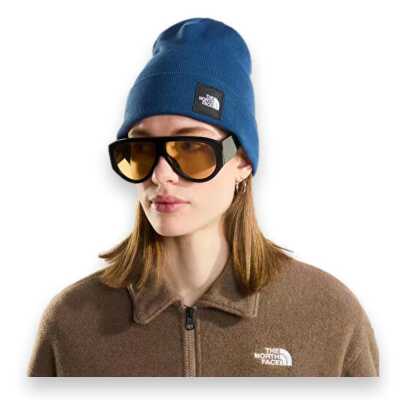 The North Face Nf0A8Hmg Dock Worker Recycled Beanie Mavi Unisex Bere - The North Face