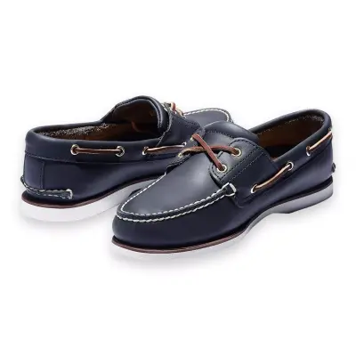 Timberland Tb074036 Classic Boat Boat Shoe Lacivert Erkek Ayakkabı - 4
