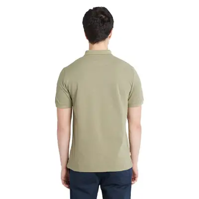 Timberland Tb0A26N4 Pique Sleeve Polo T Haki Erkek T-Shirt - 2