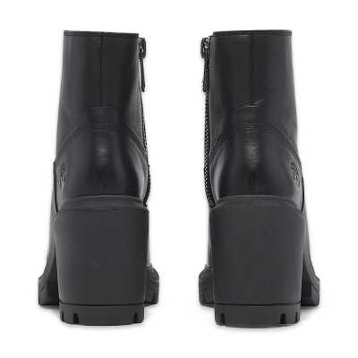 Timberland Tb0A26Wa Allington Heights Mid Zip Up Boot Siyah Kadın Bot - 4