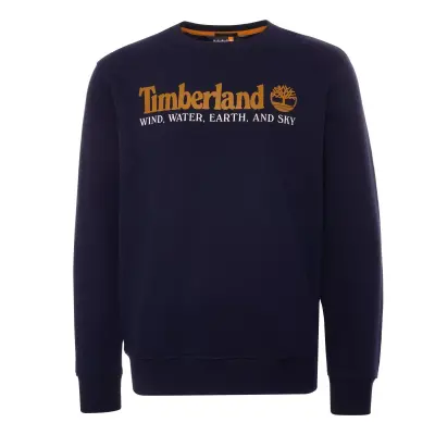 Timberland Tb0A27Hc Wwes Crew Neck Lacivert Erkek Sweatshirt 