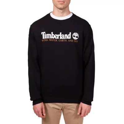 Timberland Tb0A27Hc Wwes Crew Neck Rglr Siyah Erkek Sweatshirt - 1