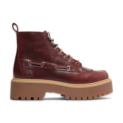 Timberland Tb0A27Yz Stone Street Mid Lace Up Boot Bordo Kadın Bot - 1