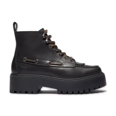 Timberland Tb0A27Yz Stone Street Mid Lace Up Boot Siyah Kadın Bot - Timberland (1)