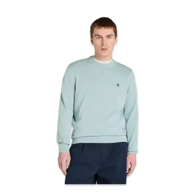 Timberland Tb0A2Bmm Williams River Cotton Yd Sweater Açık Mavi Erkek Sweatshirt 
