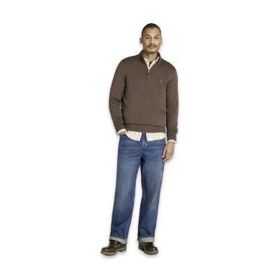 Timberland Tb0A2Bmx Williams River Cotton Yd 1/4 Zip Sweater Kahverengi Erkek Sweatshirt - 4