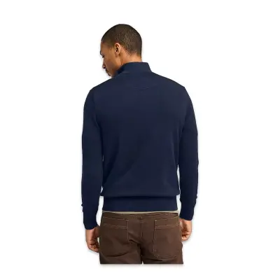 Timberland Tb0A2Bmx Williams River Cotton Yd 1/4 Zip Sweater Lacivert Erkek Sweatshirt - 2
