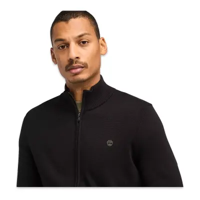 Timberland Tb0A2Bmz Williams River Cotton Yd Full Zip Sweate Siyah Erkek Ceket - 3