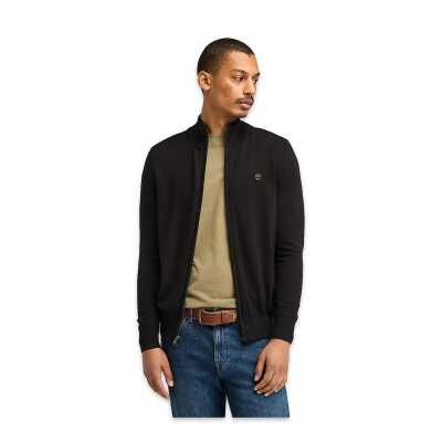 Timberland Tb0A2Bmz Williams River Cotton Yd Full Zip Sweate Siyah Erkek Ceket - 1
