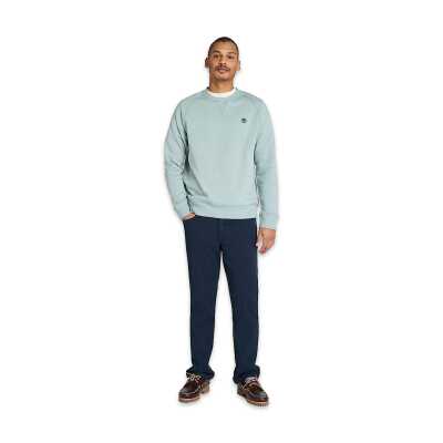Timberland Tb0A2Bnk Ls Exeter River Basic Brushed Açık Mavi Erkek Sweatshirt - 3