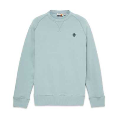 Timberland Tb0A2Bnk Ls Exeter River Basic Brushed Açık Mavi Erkek Sweatshirt - 5