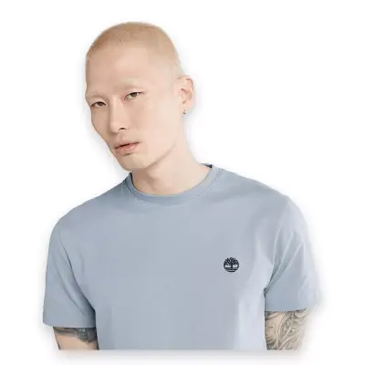 Timberland Tb0A2Bpr Dunstan River Sleeve Tee Açık Mavi Erkek T-Shirt - 3