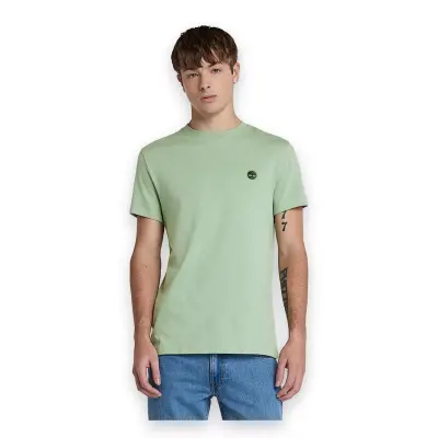 Timberland Tb0A2Bpr Dunstan River Sleeve Tee Açık Yeşil Erkek T-Shirt 